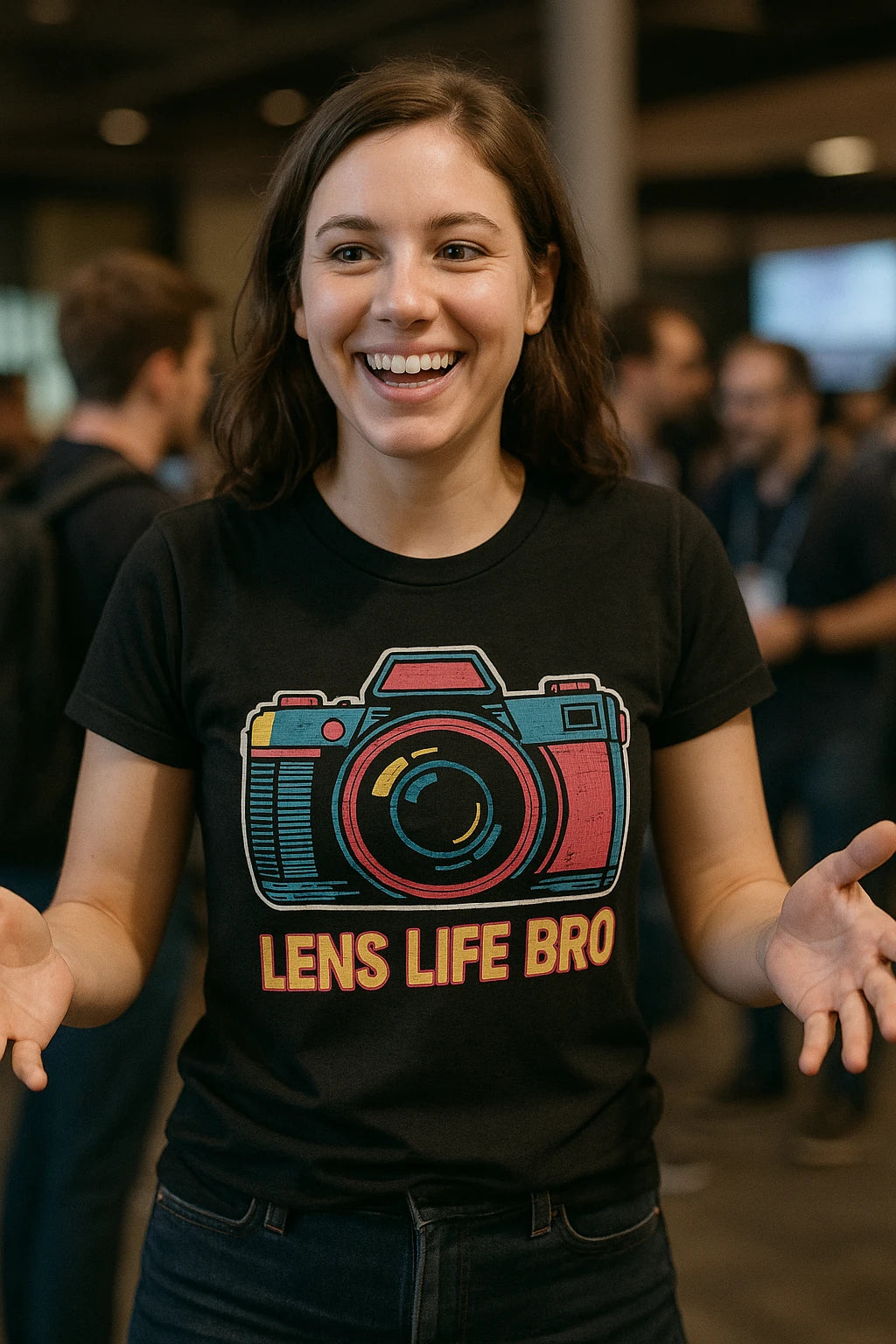 "Lens Life Bro" black photographers shirts - a birthday gift for photographers lover