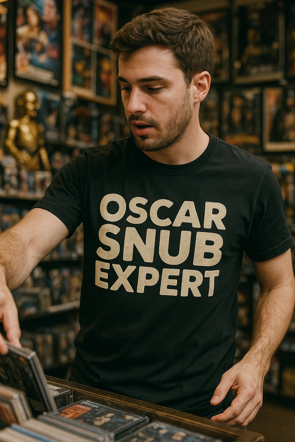 "Oscar Snub Expert" graphic tee - product photo 6