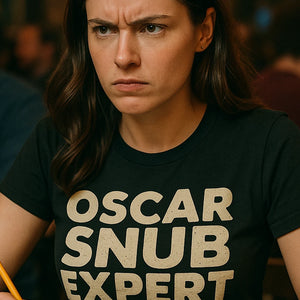 "Oscar Snub Expert" graphic tee - product photo 7