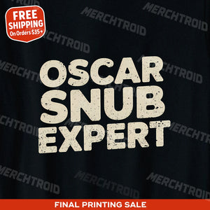 "Oscar Snub Expert" graphic tee - product photo 9