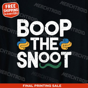 "Boop the Snoot" python t shirt - product photo 10