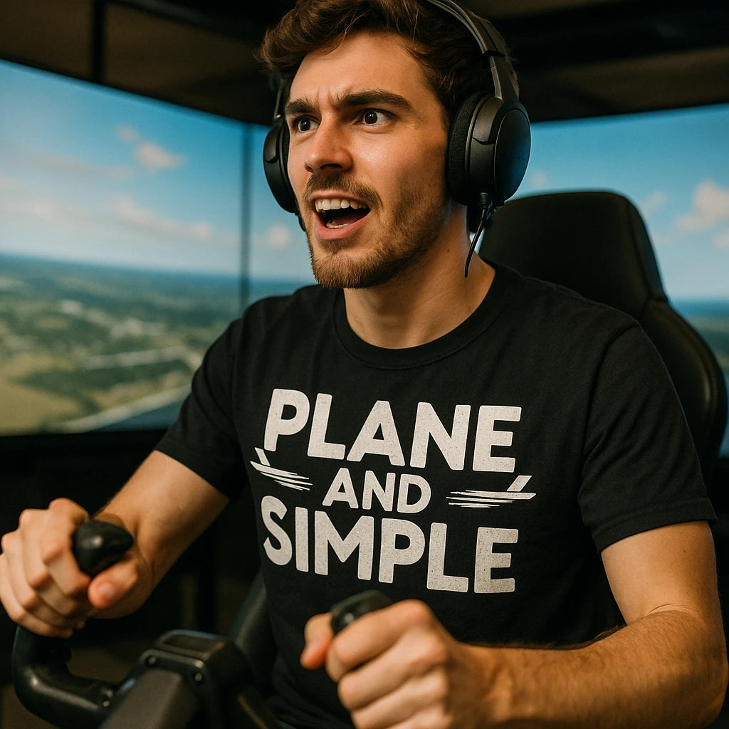 "Plane and Simple" flying squirrel t shirt - product photo 8