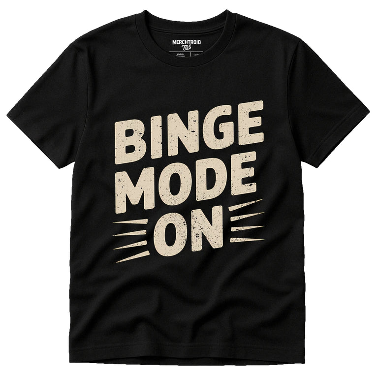 Black Graphic Tee - 