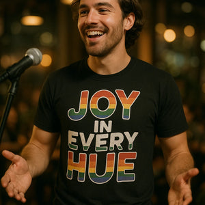 "Joy in Every Hue" lgbtq tee - product photo 6