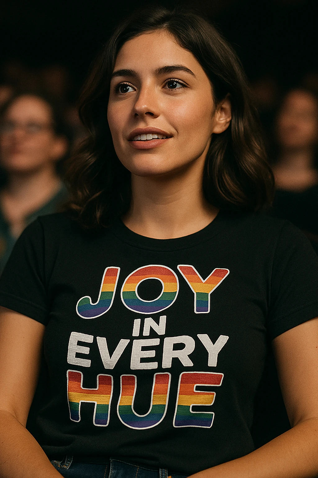 "Joy in Every Hue" lgbtq tee - product photo 7