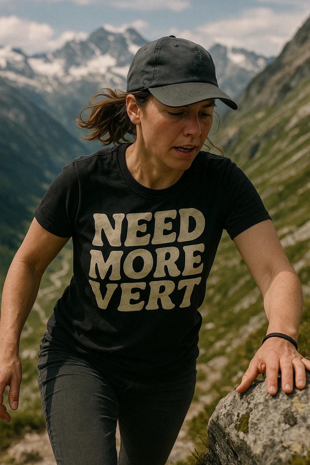 "Need More Vert" black mountaineer shirts - a birthday gift for mountaineer lover