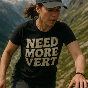 "Need More Vert" black mountaineer shirts - a birthday gift for mountaineer lover