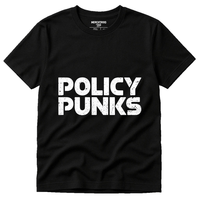 Black No Politics T Shirt - 