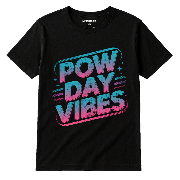 Black Snowboarding T Shirt - 