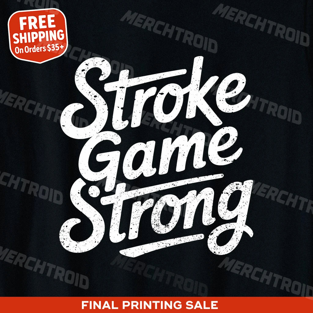 "Stroke Game Strong" arabic calligraphy t shirt - product photo 9