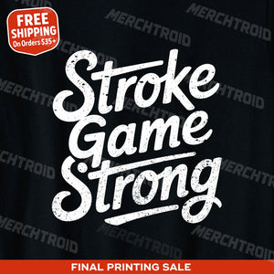 "Stroke Game Strong" arabic calligraphy t shirt - product photo 9