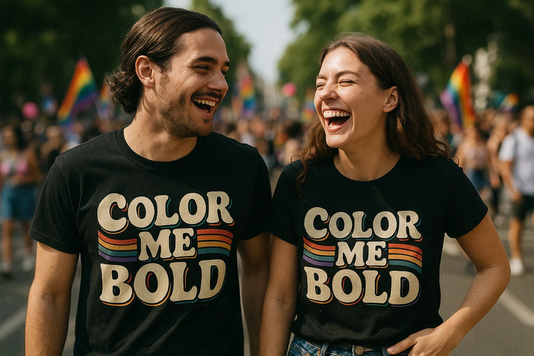 Person wearing the black lgbtq tee shirts graphic tee - 