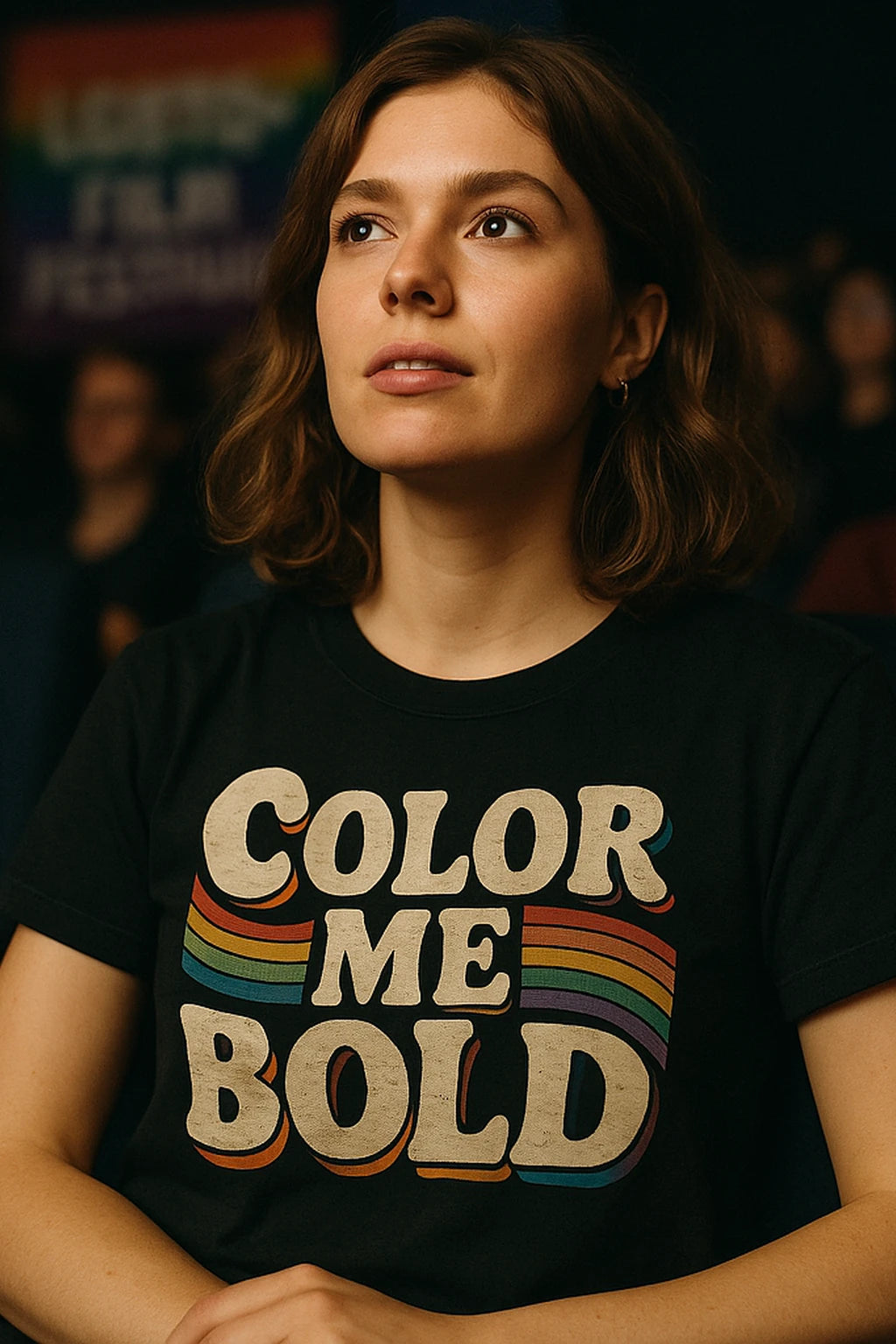 "Color Me Bold" lgbtq tee shirts - product photo 7