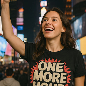 "One More Hour" new years shirts - product photo 7