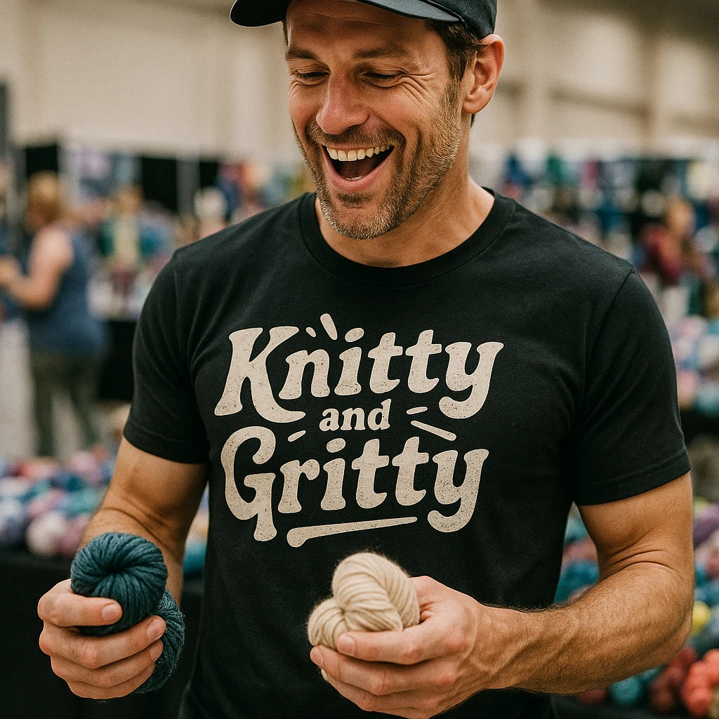 "Knitty and Gritty" mens knitted long sleeve shirts - product photo 8