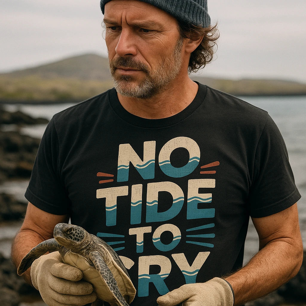 "No Tide To Cry" oceans t shirt - product photo 8