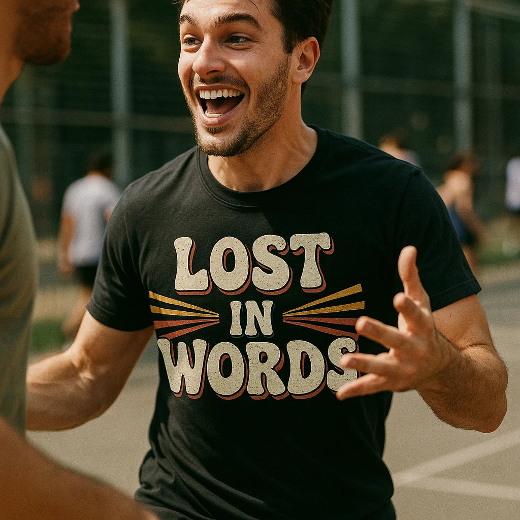 "Lost in Words" translator shirts - product photo 8