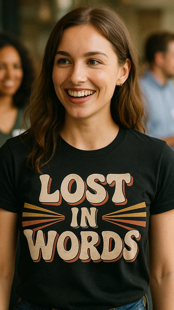 "Lost in Words" translator shirts - product photo 9