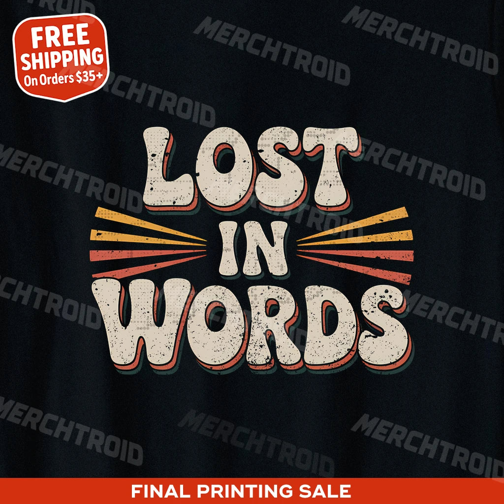 "Lost in Words" translator shirts - product photo 10