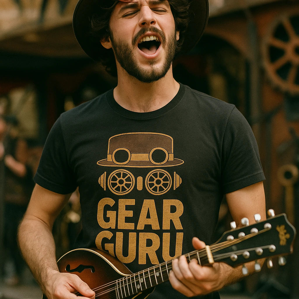 "Gear Guru" steampunk tee shirts - product photo 8