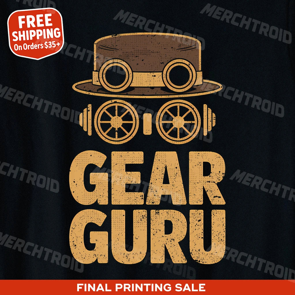 "Gear Guru" steampunk tee shirts - product photo 9