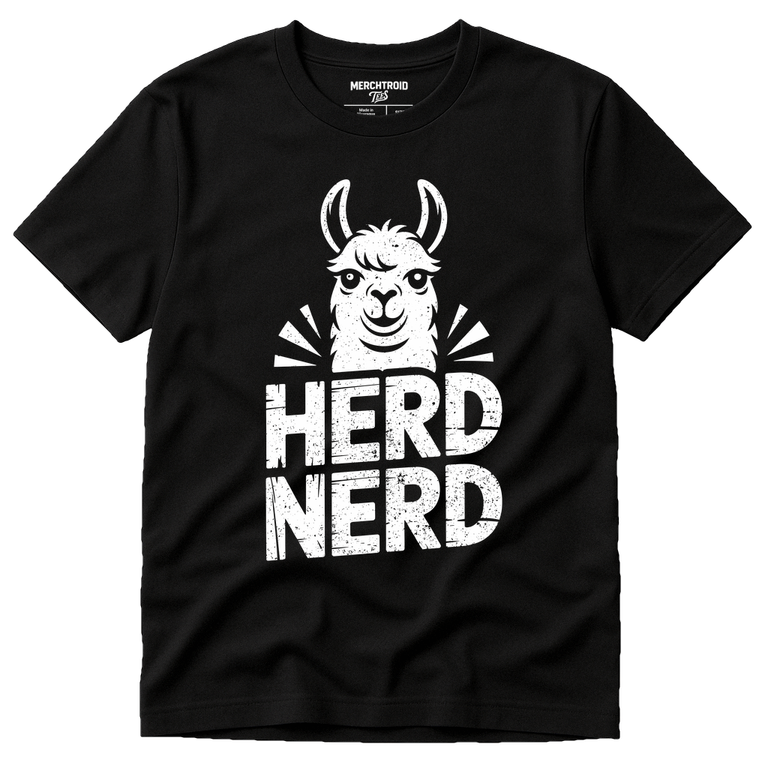 Black Llama T Shirt - 