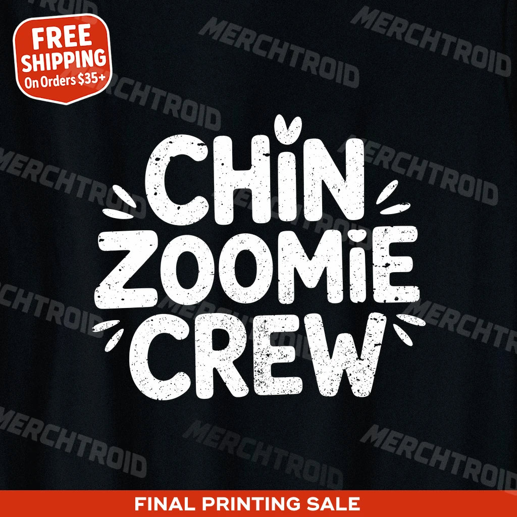 "Chin Zoomie Crew" t shirt chinchilla - product photo 10
