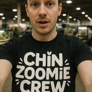 "Chin Zoomie Crew" t shirt chinchilla - product photo 7