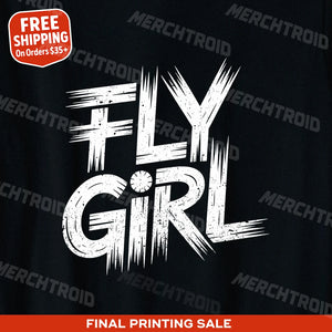 "Fly Girl" hip hop t shirt - product photo 10