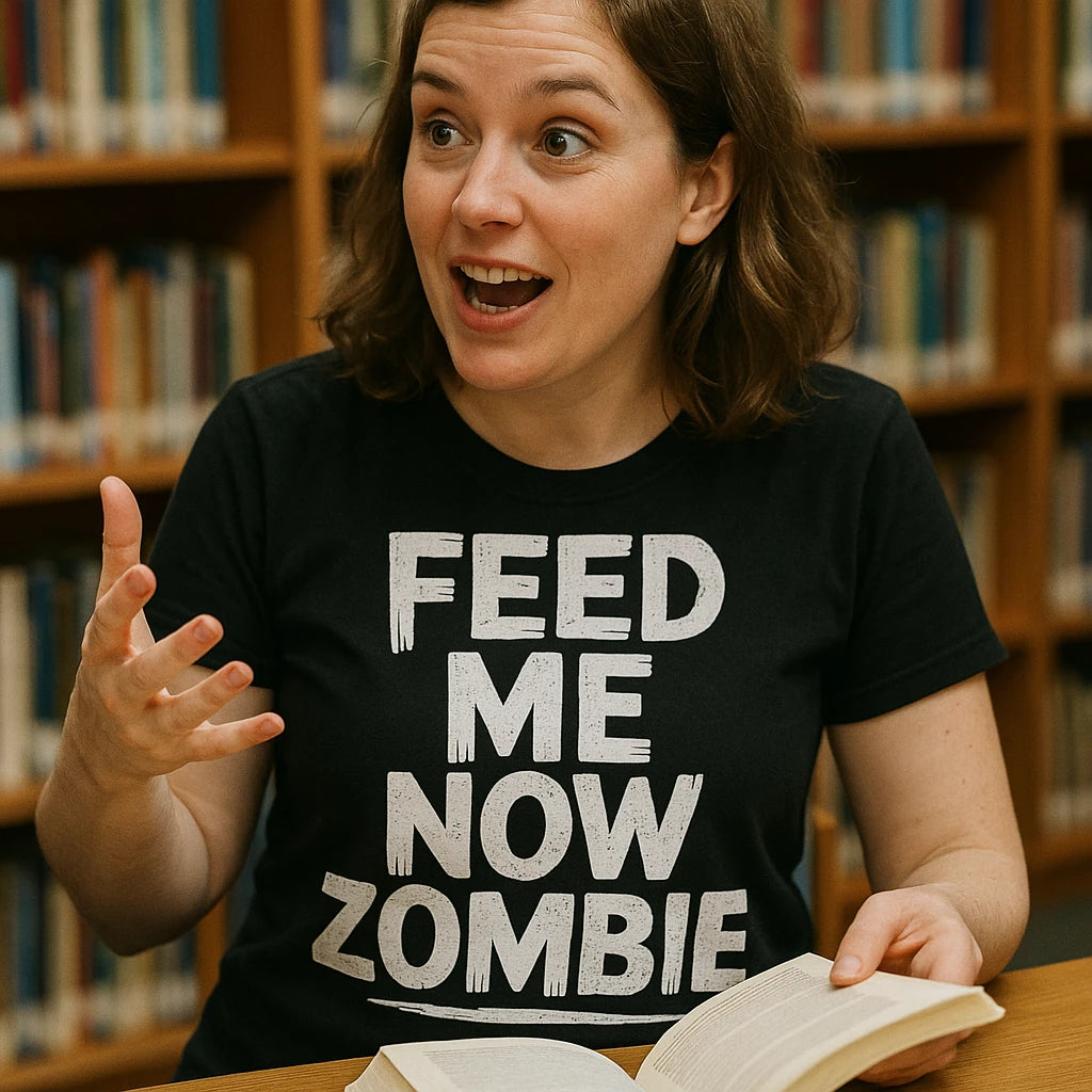 "Feed Me Now Zombie" new parents shirts - product photo 8