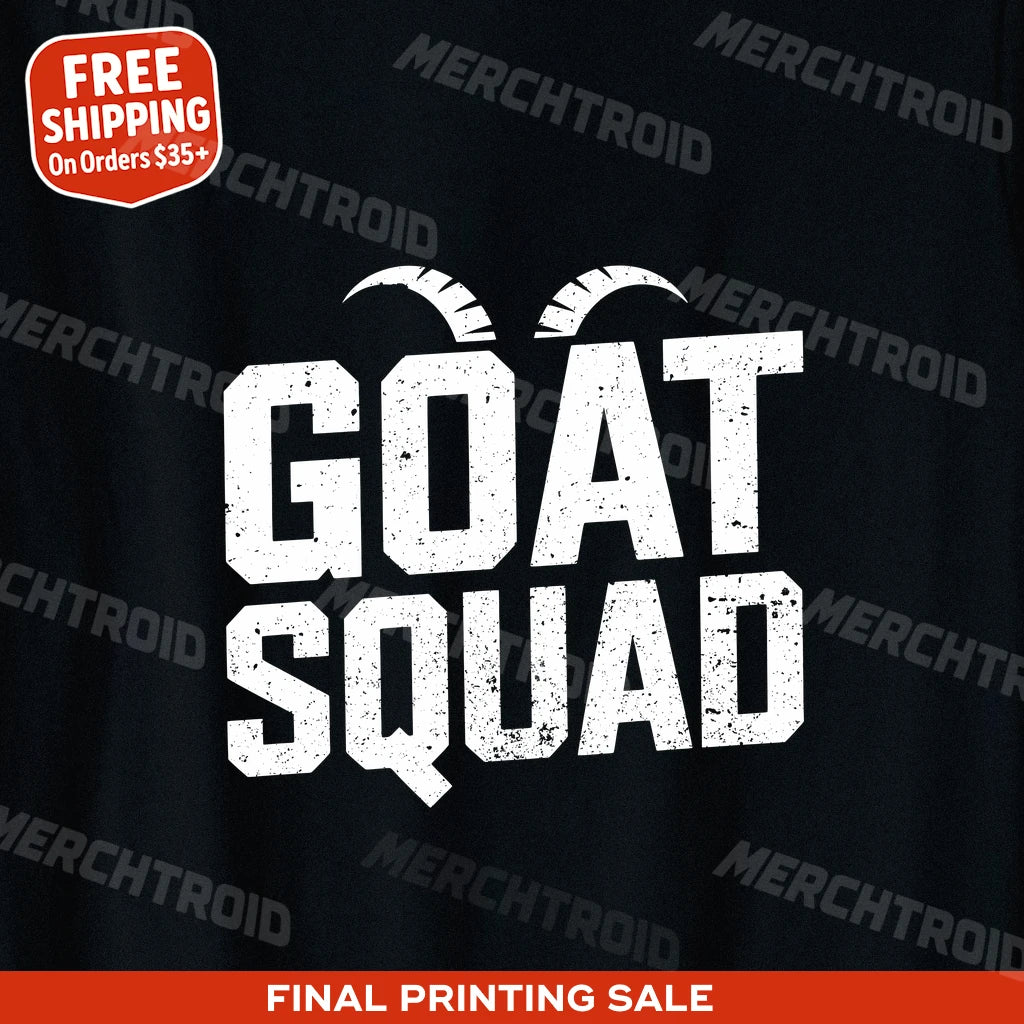 "Goat Squad" goats t shirt - product photo 10