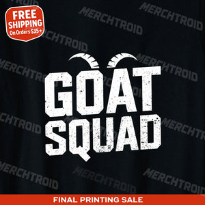 "Goat Squad" goats t shirt - product photo 10