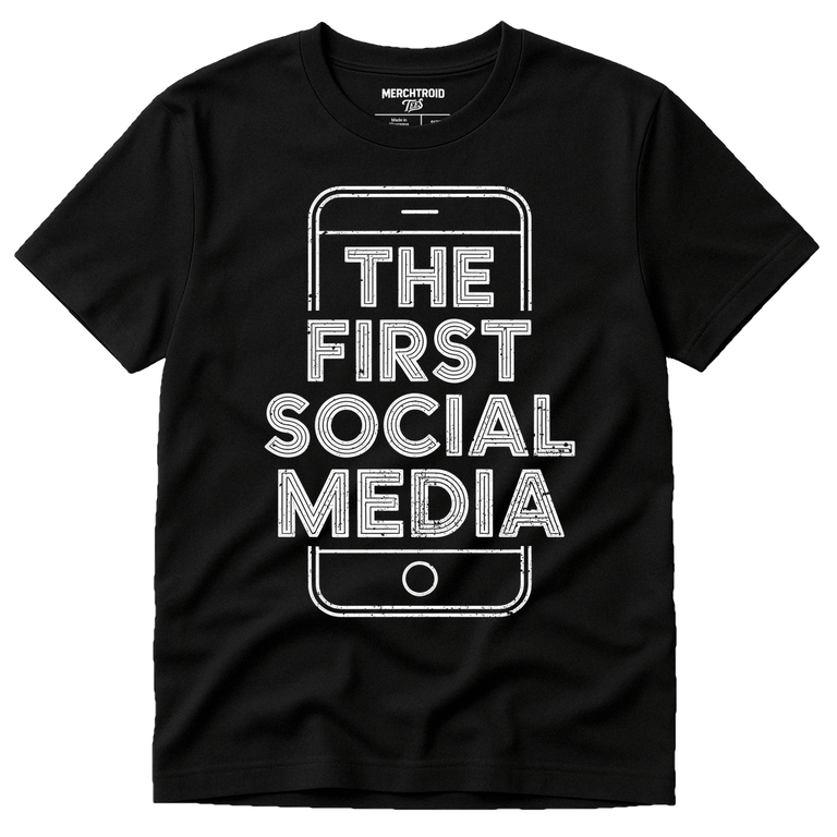 Black Smartphone T Shirt - 