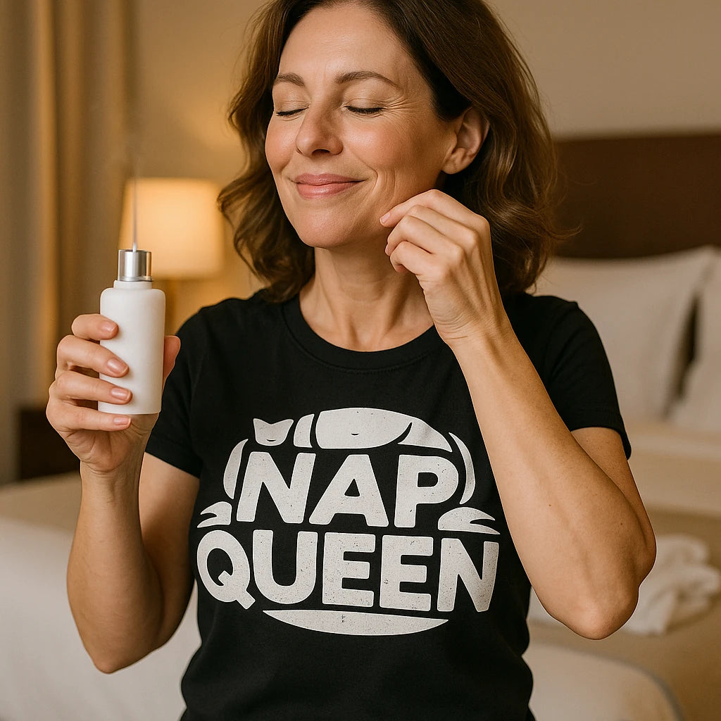 "Nap Queen" oversized sleep tee - product photo 8