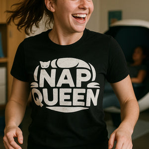 "Nap Queen" oversized sleep tee - product photo 6