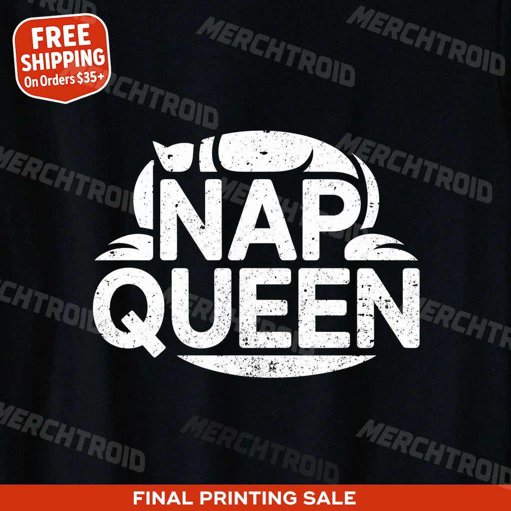 "Nap Queen" oversized sleep tee - product photo 9