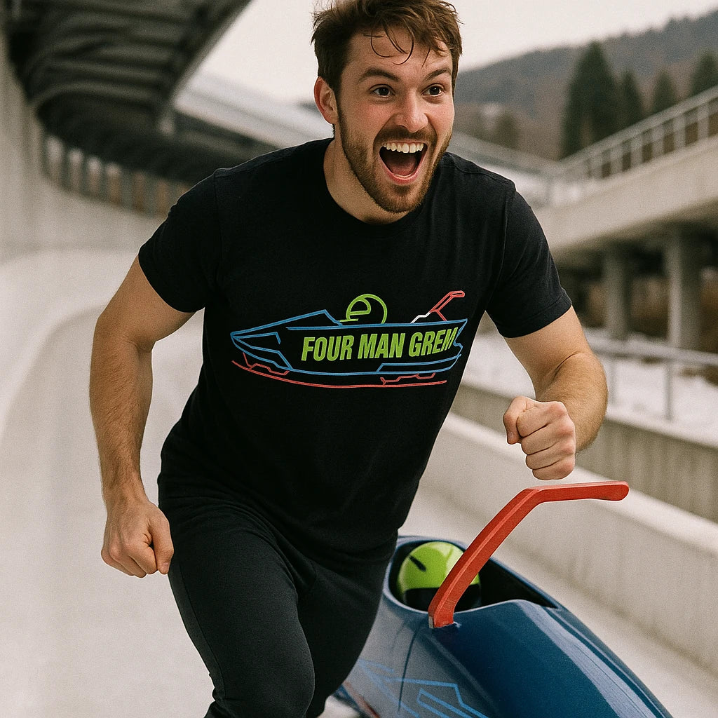 "Four Man Crew" bobsledding shirts - product photo 8