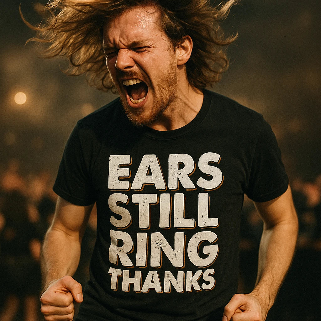 "Ears Still Ring Thanks" concert t shirt - product photo 8