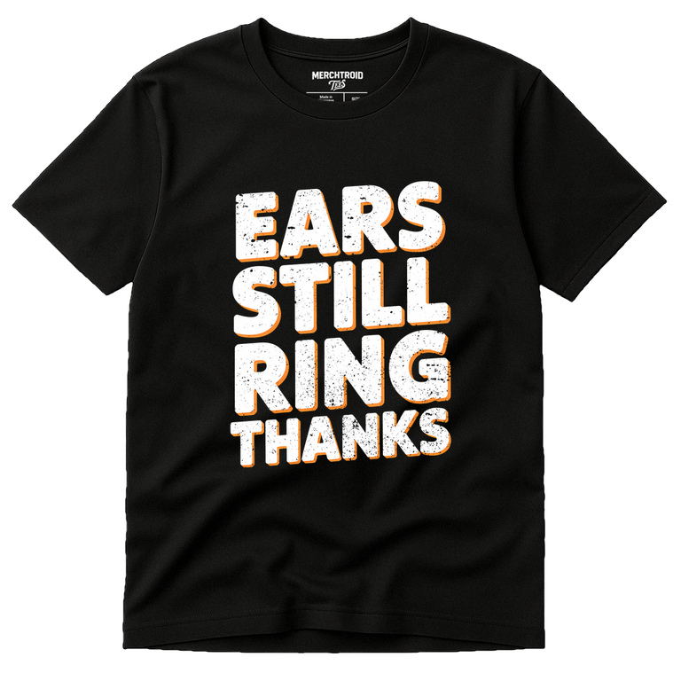 Black Concert T Shirt - 