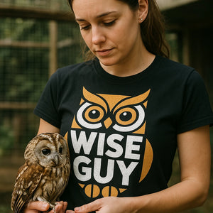 "Wise Guy" owl tee shirt - product photo 8