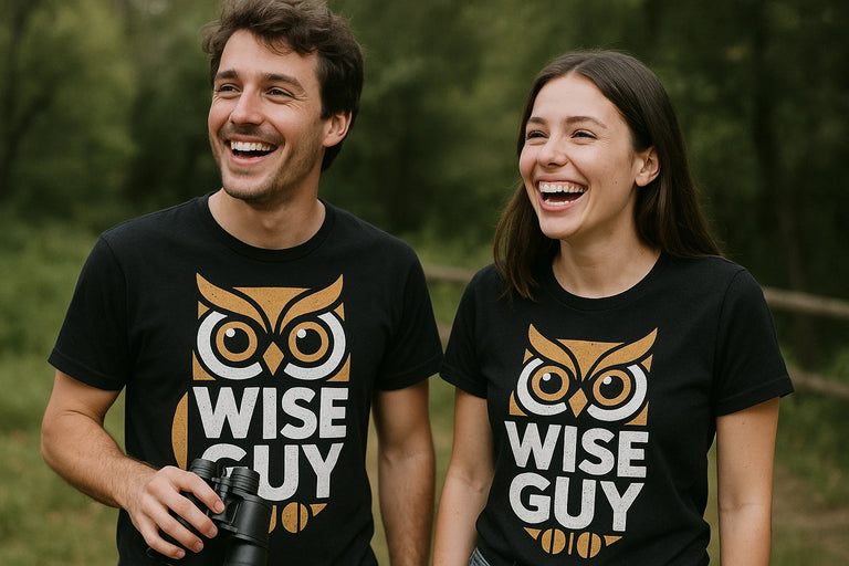 Person wearing the black owl tee shirt graphic tee - 