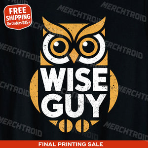 "Wise Guy" owl tee shirt - product photo 10