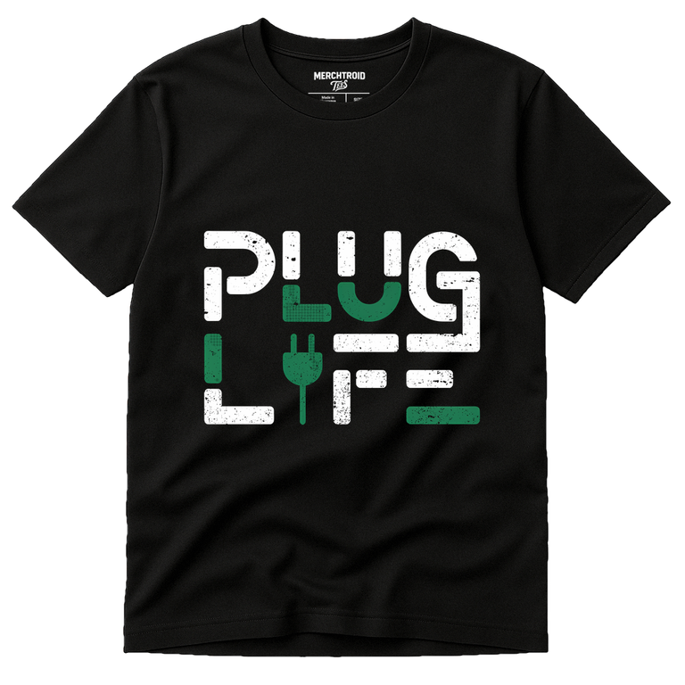 Black Electric Car T Shirt - 