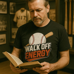 "Walk Off Energy" baseball tee - product photo 8