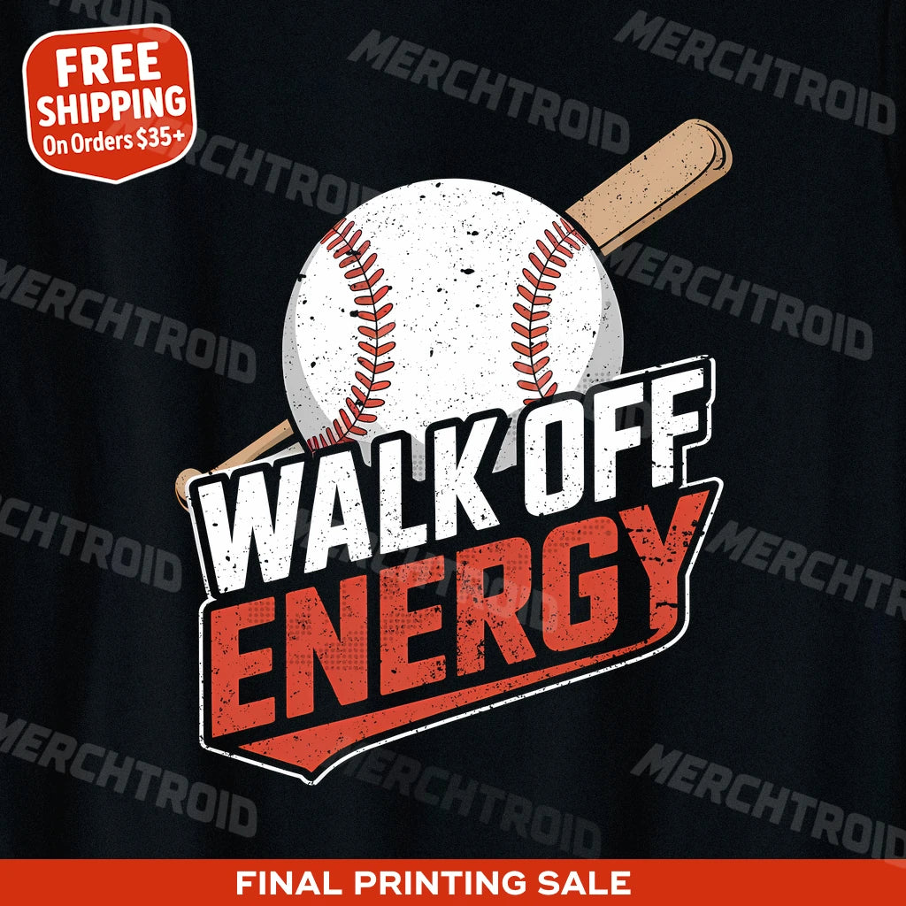 "Walk Off Energy" baseball tee - product photo 9