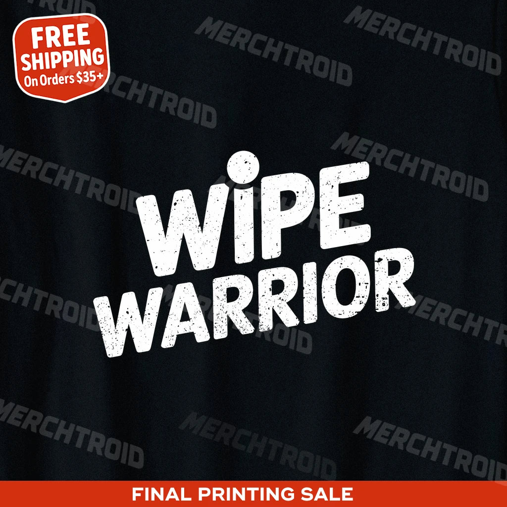 "Wipe Warrior" diaper duty t shirt - product photo 9