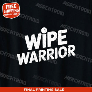"Wipe Warrior" diaper duty t shirt - product photo 9