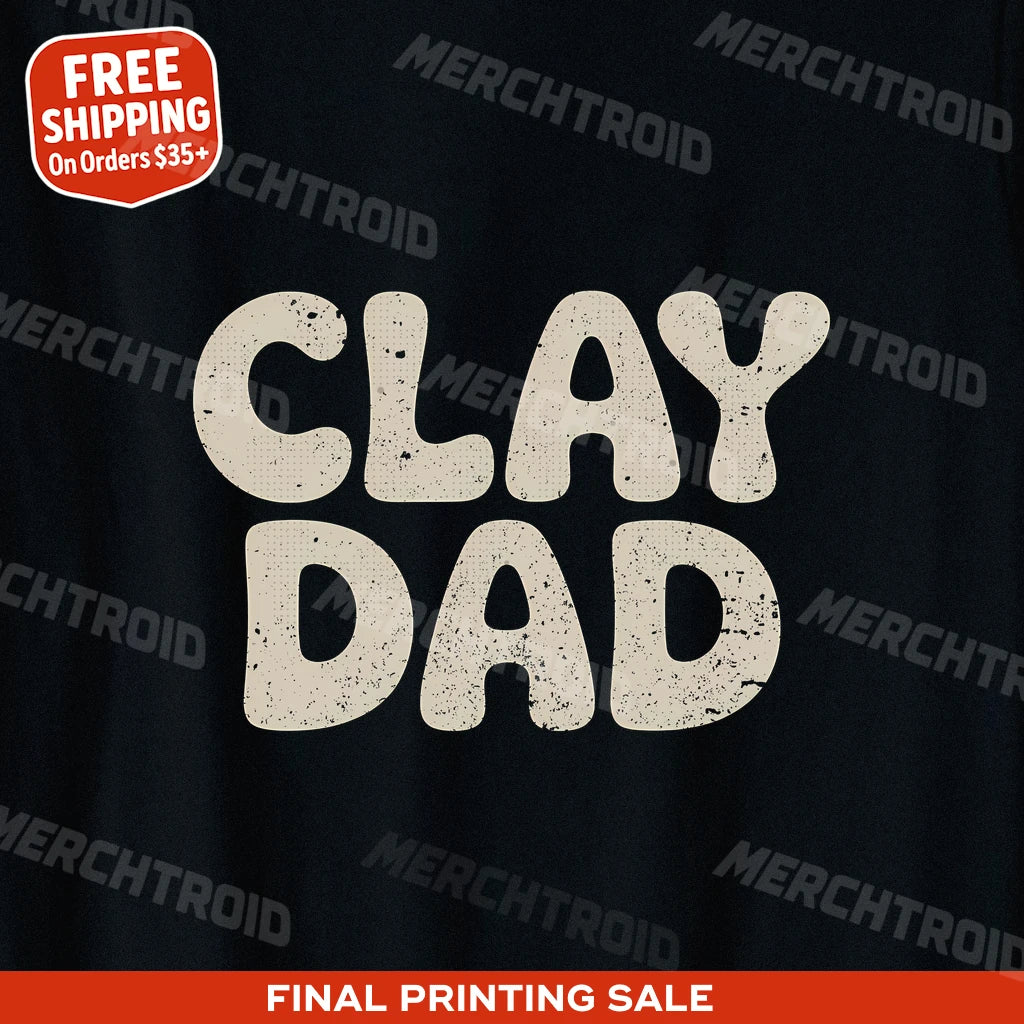 "Clay Dad" sculpting t shirt - product photo 9