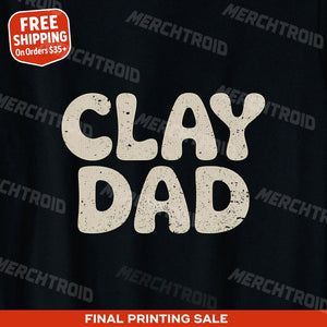 "Clay Dad" sculpting t shirt - product photo 9