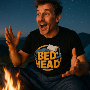 "Bed Head" button up sleep shirts - product photo 8